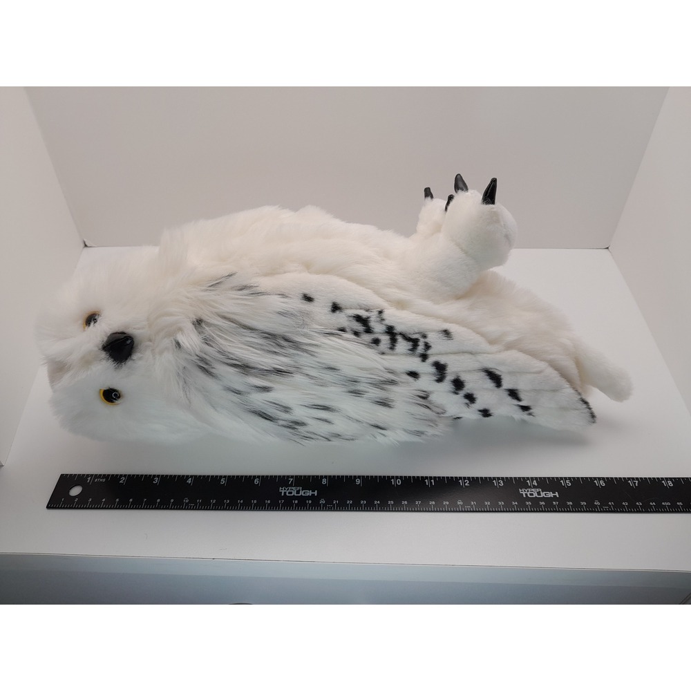 Harry Potter Hedwig Snowy Owl Plush Stuffed Animal White Bird 14 Inch - Picture 8 of 8